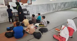 جهاد علمی در نرماشیر با اجرای طرح زیر چتر خورشید