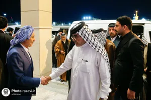 استقبال از شیوخ عشایر عراق در فرودگاه شهید هاشمی&zwnj;نژاد مشهد - 1