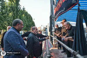 بازدید مدیرعامل بنیاد کرامت رضوی از مواکب اطراف حرم امام رضا علیه&zwnj;السلام 