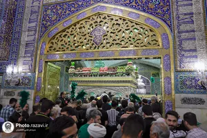 حال و هوای حرم مطهر رضوی در ایام میلاد امام حسن مجتبی علیه&zwnj;السلام