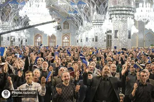 مراسم احیاء شب بیست و یکم ماه رمضان در حرم مطهر رضوی - 2