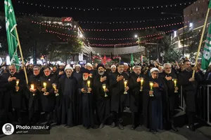آئین شام غریبان شهادت امام رضا(ع) در حرم مطهر رضوی