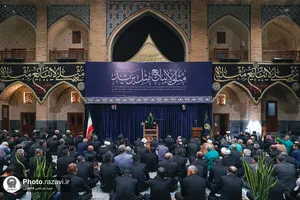 عزاداری دهه اول محرم با حضور تولیت آستان قدس رضوی
