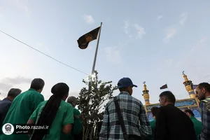 افتتاح موکب خادمان بخش کتب انوار حرم مطهر رضوی