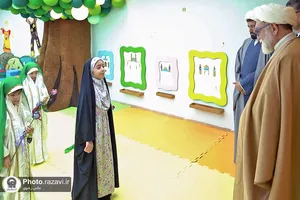 افتتاح رواق خردسال و طرح توسعه رواق کودک