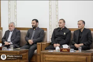دیدار فرمانده کل ارتش جمهوری اسلامی ایران با تولیت آستان قدس رضوی