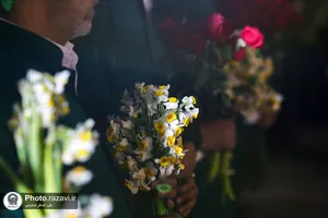 گلباران حرم مطهر رضوی در شب میلاد جوادالائمه(علیه&zwnj;السلام)