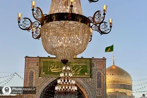 حال و هوای حرم مطهر رضوی در روز عید غدیر