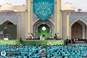 مراسم اذن خدمت و تشرف نیروهای خدمات شهری به حرم مطهر رضوی