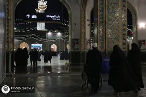 حال و هوای حرم مطهر رضوی در شب میلاد جوادالائمه علیه&zwnj;السلام