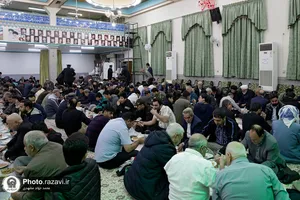 حضور تولیت آستان قدس رضوی در مسجد جامع رضوی