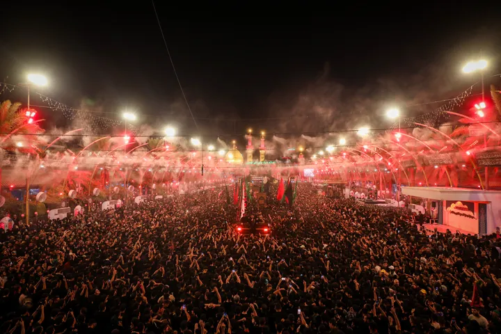 عزاداری شب اربعین حسینی در کربلای معلی