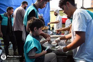 مواکب خدمت رسان به زائران بارگاه منور رضوی-2