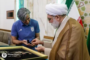 تشرف تیم ملی فوتسال به حرم مطهر رضوی