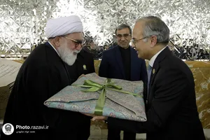 دیدار شرکت کنندگان بیست و هشتمین اجلاسیه سازمان اکو با تولیت آستان قدس رضوی-2