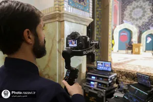 پوشش رسانه ای مراسم شب قدر حرم مطهر رضوی