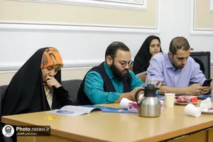 نشست خبری چهاردهمین جشنواره بین&zwnj;المللی کتاب سال رضوی
