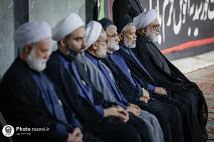 آئین بزرگداشت رهبر شهید انقلاب اسلامی در حرم مطهر رضوی