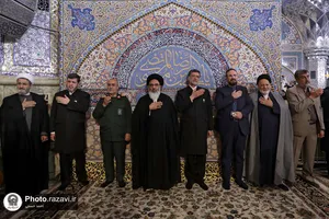 اجتماع مردم مشهد در محکومیت جنایات رژیم صهیونیستی