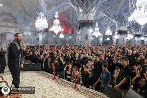 مراسم عزاداری شهادت امام سجاد علیه السلام در حرم مطهر رضوی