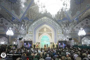 دومین سالگرد شهادت شهدای خدمت در حرم رضوی گرامی داشته شد