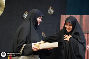 تشییع پیکر شهدای گمنام دفاع مقدس در مدارس امام رضا(ع)