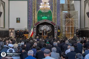 مراسم ترحیم مرحوم سید جواد حجازی در حرم مطهر رضوی