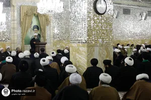 دیدار اعضاء مجمع خطبای حوزه علمیه خراسان با تولیت آستان قدس رضوی