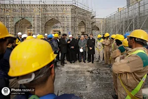 مراسم آغاز عملیات احداث رواق امیرالمومنین(علیه&zwnj;السلام)