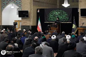 عزاداری روز شهادت امام کاظم علیه&zwnj;السلام در حرم مطهر رضوی