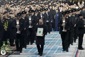 آیین خطبه&zwnj;خوانی شب عاشورای حسینی در حرم مطهر رضوی -2