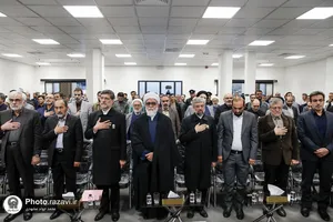 افتتاح پروژه ساماندهی نمای میدان قبله حرم مطهر رضوی-1
