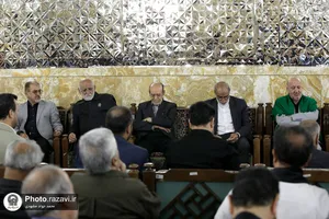 دیدار ستایشگران، شاعران آیینی و مسئولان هیئات مذهبی مشهد با تولیت آستان قدس رضوی