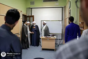 حضور تولیت آستان قدس رضوی در مدرسه علمیه سلیمانیه مشهد