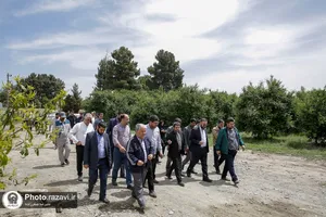 بازدید مسئولان روابط عمومی&zwnj;های آستان از موقوفات ملک در چناران