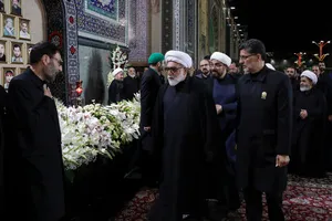 آیین خطبه خوانی شب شهادت امام رضا علیه السلام در حرم مطهر رضوی -2