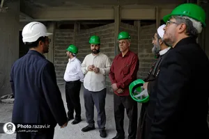 بازدید قائم مقام تولیت حرم کاظمین از پروژه&zwnj;های عمرانی حرم مطهر