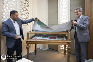 رونمایی از نشریات سازمان انتقال خون موجود در گنجینه رضوی
