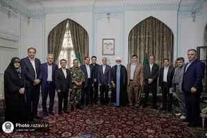 دیدار جمعی از ورزشکاران با تولیت آستان قدس رضوی