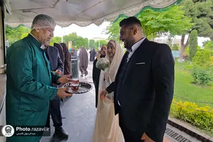 حضور گروه جهادی شهید مصطفی انجم افروز شهر خورموج در چایخانه حضرت