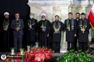 آیین خطبه خوانی شب شهادت امام رضا علیه السلام در حرم مطهر رضوی - 2