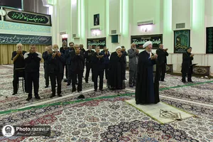 عزاداری شهادت حضرت زهرا سلام&zwnj;الله علیها در حسینیه امام رضا علیه&zwnj;السلام
