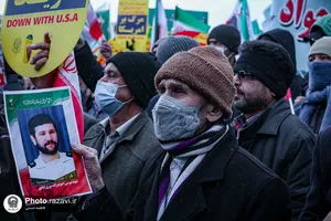 راهپیمایی پرشکوه 22 بهمن در مشهد-٢