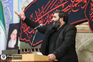 اجتماع عزاداران آذری زبان در رواق امام خمینی (ره)