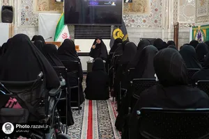 عزاداری سنتی بانوان عرب زبان در حرم مطهر رضوی