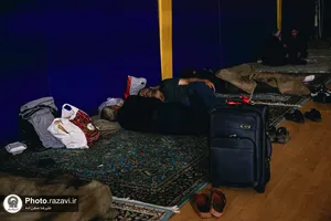 خدمت رسانی موکب مؤسسه تربیت بدنی بنیاد کرامت رضوی