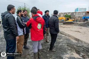 خدمت&zwnj;رسانی به حادثه&zwnj;دیدگان سیل در روستاهای فریمان