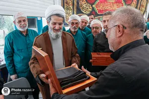 پذیرایی هیأت احباب الرسول عراق در چایخانه غدیر