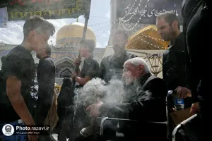 عزاداری روز شهادت جوادالائمه علیه&zwnj;السلام در حرم مطهر رضوی