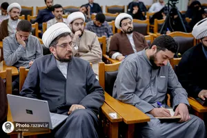 اعتکاف علمی طلاب در مدرسه تابستانی دارالعلم حرم مطهر رضوی-۲